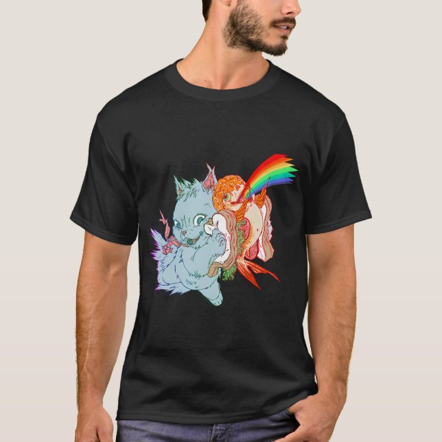 Jag är älskad (fiskmacka) t shirt (Framsida)