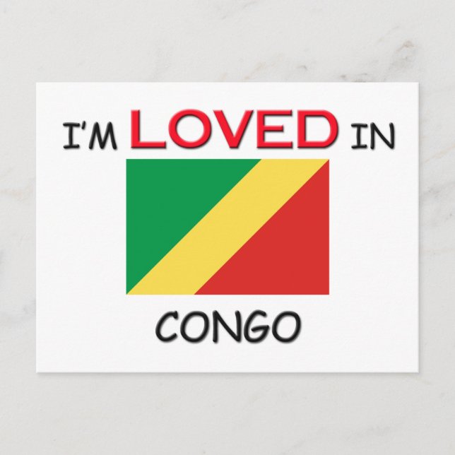 Jag är älskad i CONGO Vykort (Framsida)