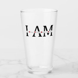 Jag är älskad, vald, värdig, viktorig, nog glaskopp