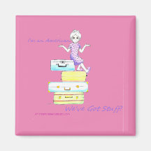 Jag är amerikan. Vi har Har Saker! Magnet