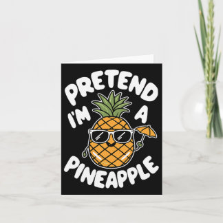 Jag är ananas kort