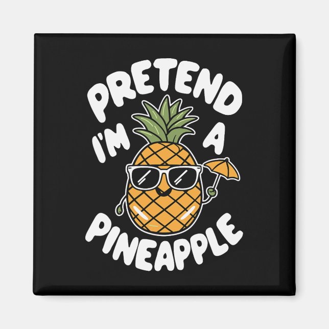 Jag är ananas magnet (Framsidan)