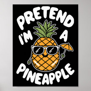 Jag är ananas poster