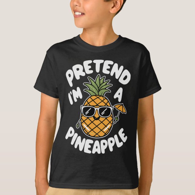 Jag är ananas t shirt (Framsida)