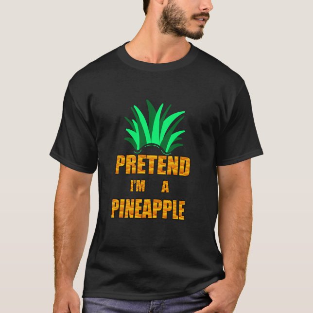 Jag är ananas t shirt (Framsida)