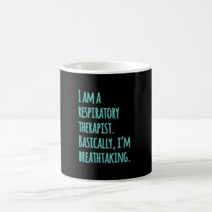 Jag är andningsterapeut kaffemugg