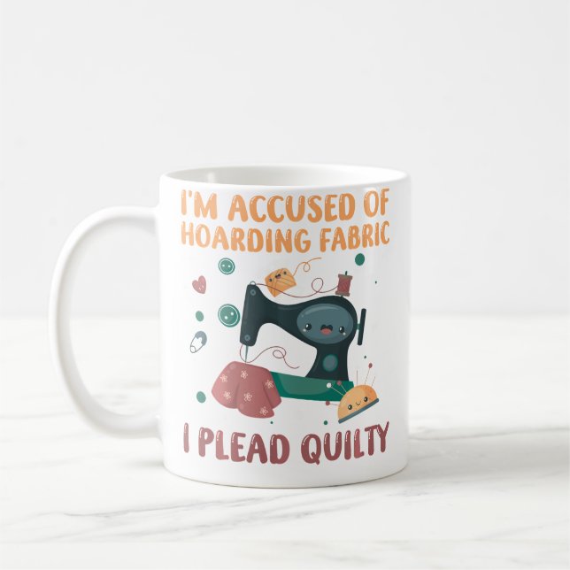 JAG är anklagad för att hamstra tyg Jag erkänner F Kaffemugg (Vänster)