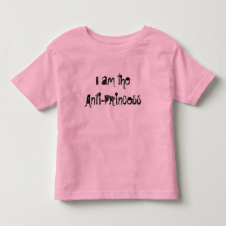 Jag är anti-prinsessan tee shirt