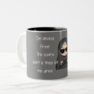 Jag är äntligen fri! Scary Part är Coffee Mugg
