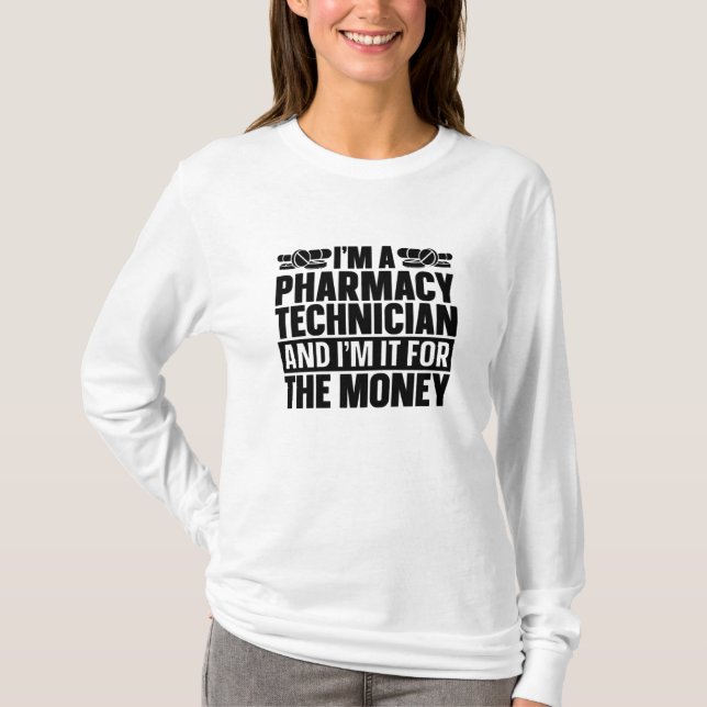 Jag är apotekare, teknisk farmaceut t shirt (Framsida)