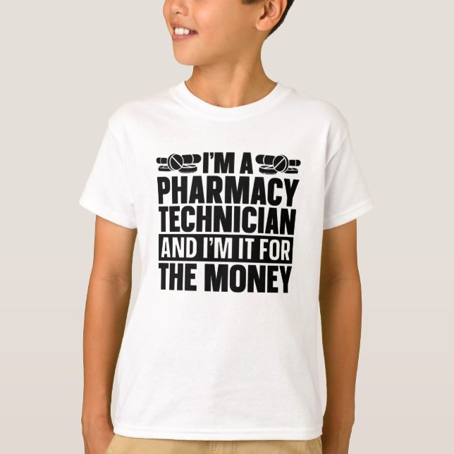 Jag är apotekare, teknisk farmaceut t shirt (Framsida)