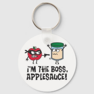 Jag är Applesauce i Chef! Nyckelring