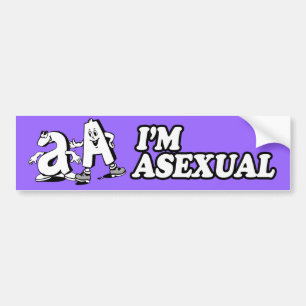JAG ÄR ASEXUELL -.png Bildekal