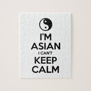 Jag är asiatisk och kan inte Behålla Lugn Pussel
