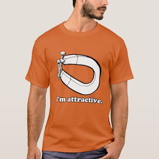 JAG ÄR ATTRAKTIV TEE SHIRT (Framsida)