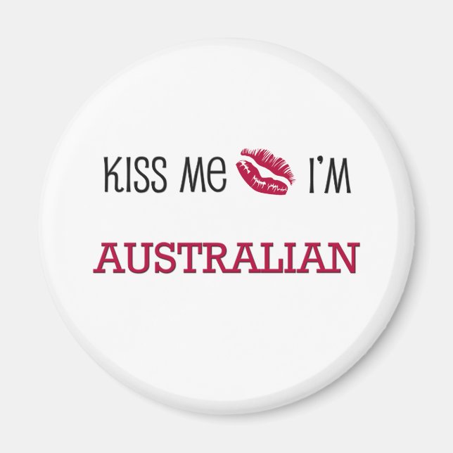 Jag är AUSTRALIAN Magnet (Framsidan)