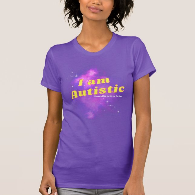 Jag är Autistic Shirt T (Framsida)