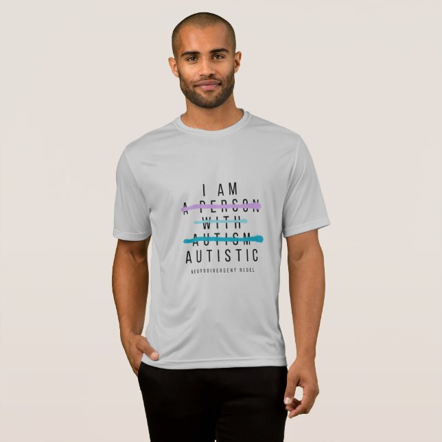Jag är Autistic T-Shirt (Hel framsida)