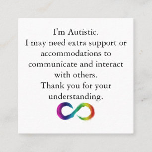 "Jag är autistisk" informations- och kommunikation