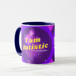 Jag är autistisk NeuroDivergent Rebel Coffee Mugg