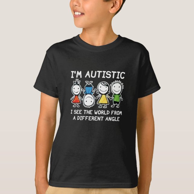 Jag är Autistisk Tee (Framsida)