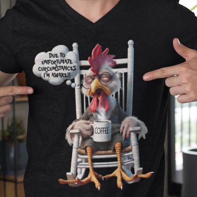 Jag är AVaken! Nödkaffe T Shirt (Skapare uppladdad)