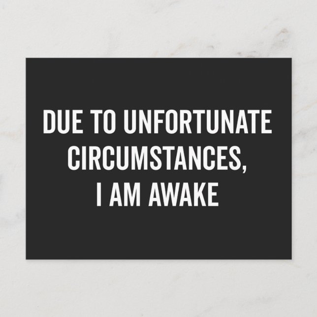 Jag är AVaknyj-notering Vykort (Framsida)