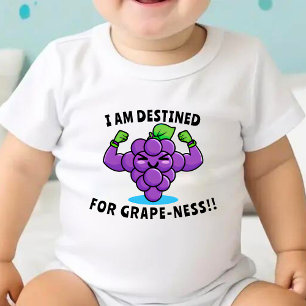 Jag är avsedd för Grape Ness Funny Fruit Pun Joke T Shirt
