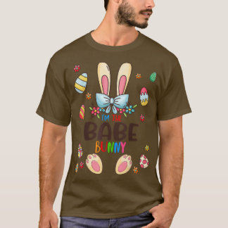 Jag är Babe Bunny Påsk Dag Matching Family Egg  T Shirt