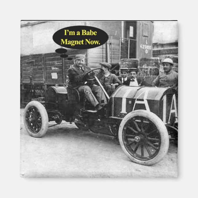 Jag är Babe Magnet Fridge Magnet (Framsidan)