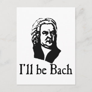 Jag är Bach Vykort