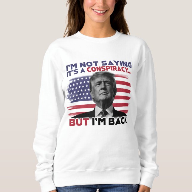 Jag är Back Donald Trump T-Shirt (Framsida)