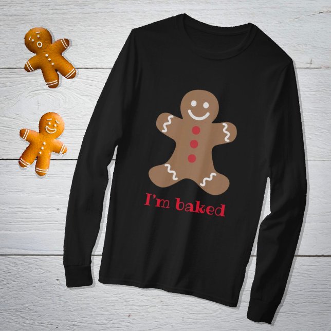 Jag är bakad pepparkaksgubbe t shirt (Skapare uppladdad)