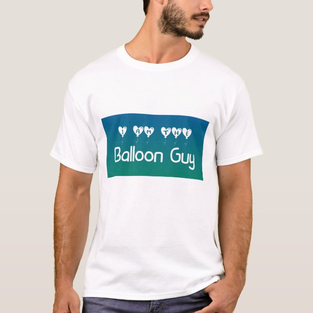 Jag är ballongen Guy T Shirt (Framsida)