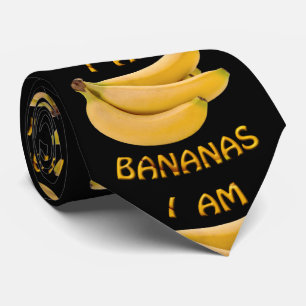 Jag är Bananas Neck Tie Slips