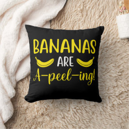 Jag är bananer åt dig kudde