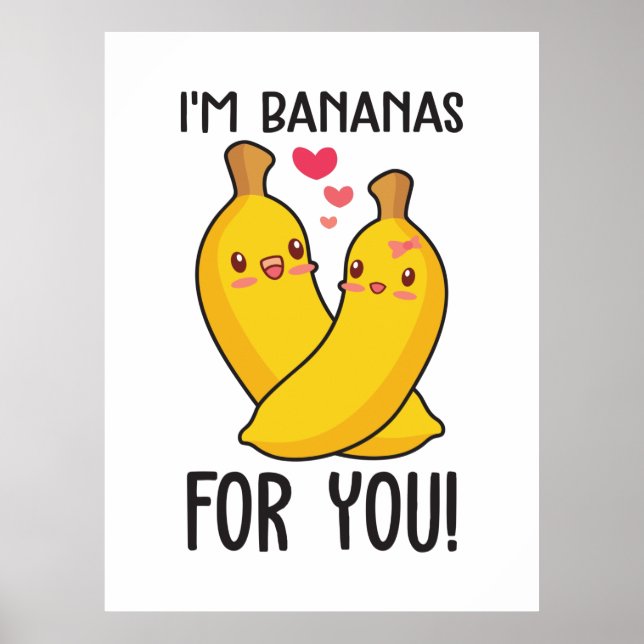 Jag är bananer för dig. poster (Framsidan)