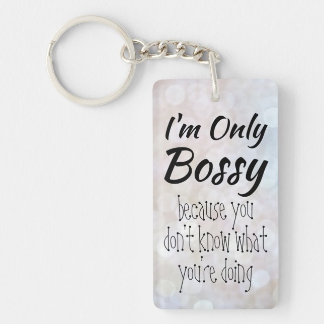 Jag är bara Bossy Chef Girl Bokeh (Framsidan)
