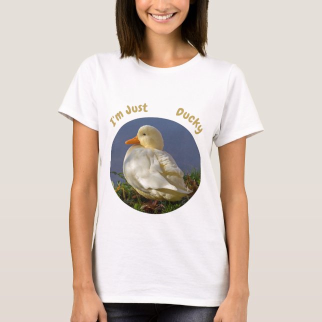 Jag är bara Ducky T Shirt (Framsida)