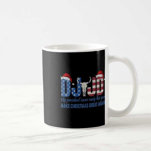 Jag är bara en Chill Guy Funny Meme Trump Dance 20 Kaffemugg (Höger)