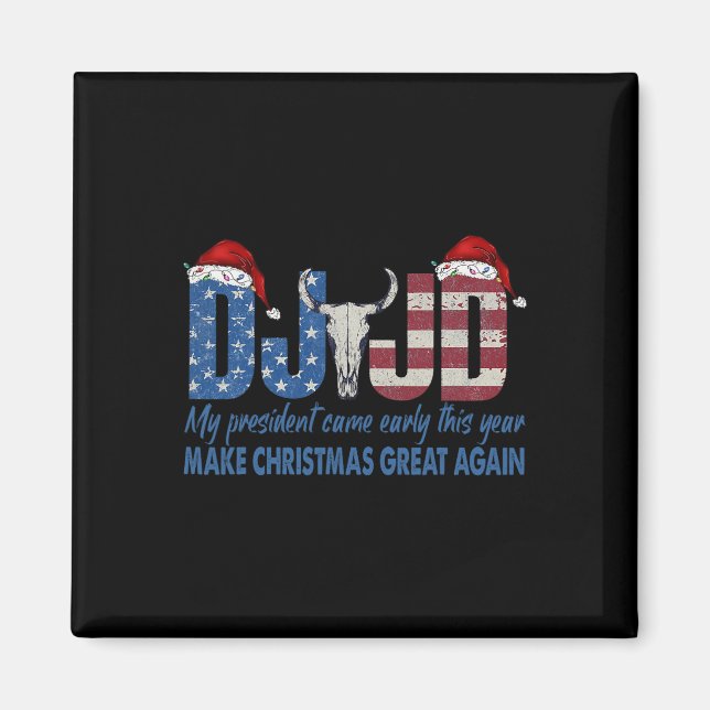 Jag är bara en Chill Guy Funny Meme Trump Dance 20 Magnet (Framsidan)