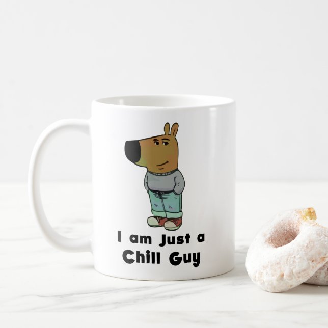 Jag är bara en Chill Guy Kaffemugg (Med munk)