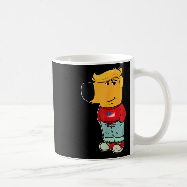 Jag är bara en Chill Guy President Trump 2024 Kaffemugg (Höger)