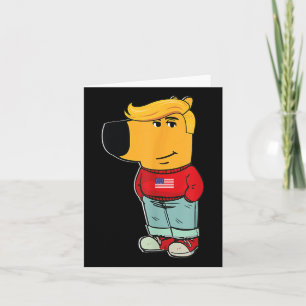 Jag är bara en Chill Guy President Trump 2024 Kort