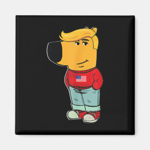 Jag är bara en Chill Guy President Trump 2024 Magnet