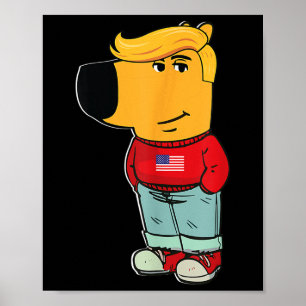 Jag är bara en Chill Guy President Trump 2024 Poster