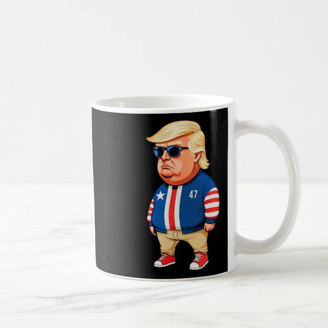 Jag är bara en Chill Killar Trump Funny Chill Guy  Kaffemugg (Höger)