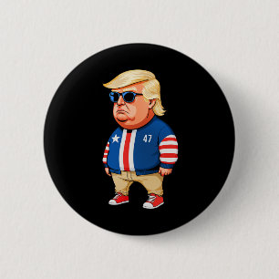 Jag är bara en Chill Killar Trump Funny Chill Guy  Knapp