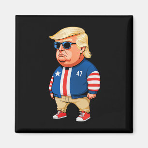 Jag är bara en Chill Killar Trump Funny Chill Guy  Magnet