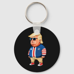 Jag är bara en Chill Killar Trump Funny Chill Guy  Nyckelring